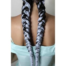 ZUMBA Канекалон однотонный, гофрированный, 60 см, 100 гр, цвет небесный(#AY33) - Queen fair фото 2