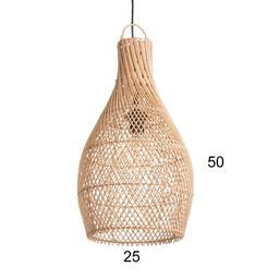 Светильник потолочный из ротанга «Айван», 1×120 Вт, Е27, 30×30×52 см