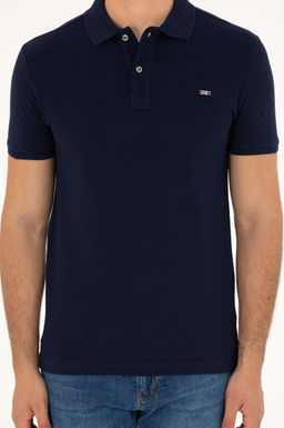 Мужская темно-синяя базовая футболка - U.s. polo assn фото 6