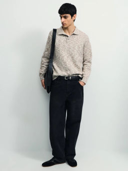 Джинсы baggy fit с эффектом стирки / Zarina