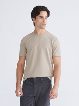 Bisiklet Yaka Penye Erkek Ti??rt