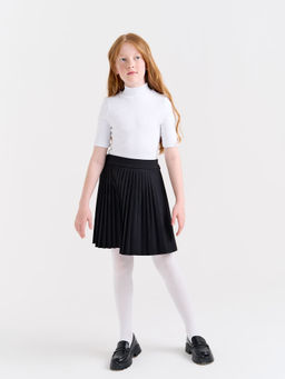 Юбка плиссе Черная 7+ - Bungly фото 4