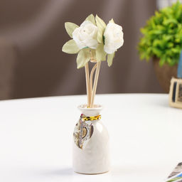 Набор подарочный с диффузором Ваза с цветком сандал, Богатство Аромата  фото 6