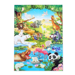 Активити книга с наклейками и растущими игрушками Мир животных, 12 стр. - Буква-ленд фото 4