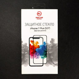 Защитное стекло Red Line для iPhone 7 Plus, Full Screen, полный клей, белое