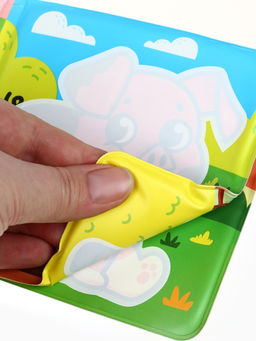 Набор книжек - игрушек для ванны Крошка Я «В зоопарке», водная раскраска, 3 шт., Крошка Я