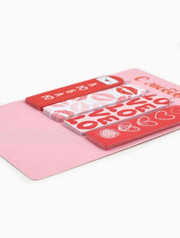 Цена за 2 шт. Стикеры-закладки с липким краем 4 шт., 20 л С любовью