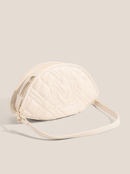 Женская сумка на плечо LOVE MOSCHINO QUILTED BAG Артикул 4561358, молочно-белый  фото 3