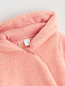 Kap??onlu Pel?? K?z Bebek Tulum