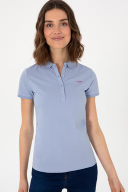 Kad_n A__k Mavi Basic Polo Yaka Ti__rt Sepette S_rpriz _ndirim - U.s. polo assn фото 4