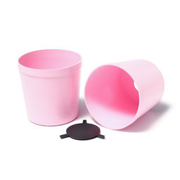 Комплект для рассады 41х20х10,5см (8 горшков со съемным дном 500мл, поддон) (пластик) цветной