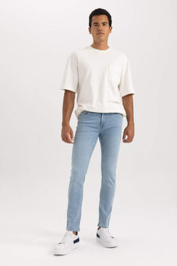 Джинсовые брюки скинни Carlo очень узкого кроя с нормальной талией и очень узкими штанинами - Defacto фото 4