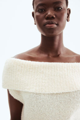 Top off-the-shoulder de punto - H&m фото 6