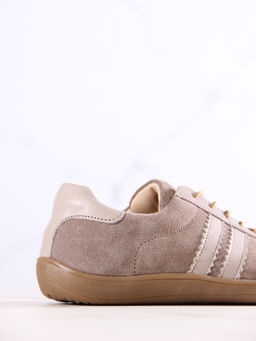 Босоногие кеды 184.natabr.Капучино замша+визон стар