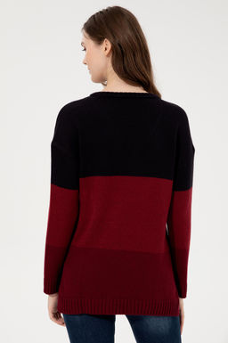 Женский темно-синий свитер с v-образным вырезом Неожиданная скидка в корзине - U.s. polo assn фото 11