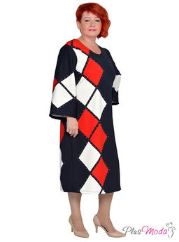 Платье Модель №1721 размеры 44-84 - Plusmoda фото 3