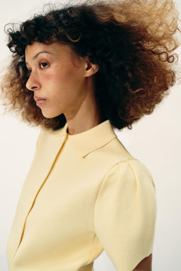 CHAQUETA PUNTO LAZO / Amarillo - Zara фото 4