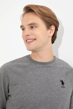 Мужская антрацит Melanj Basic Whothirt Неожиданная скидка в корзине - U.s. polo assn фото 2