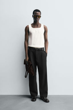 LABEL TANK T-SHIRT