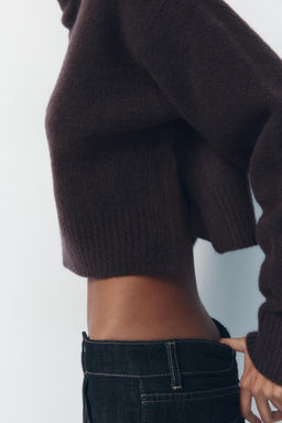 ROUND NECK KNIT SWEATER - Zara фото 15