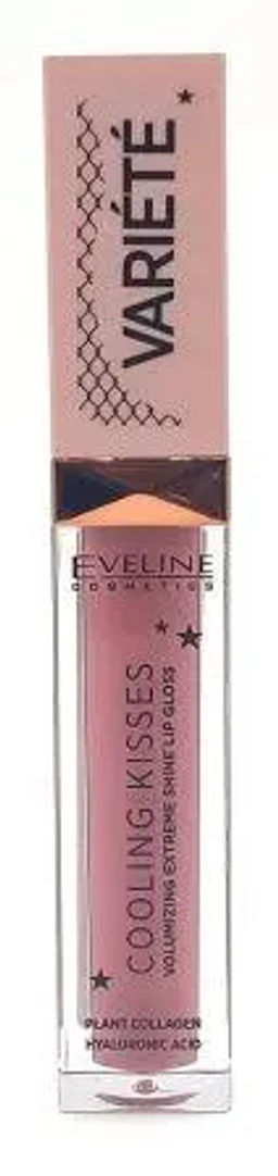 Eveline COOLING KISSES Блеск д/губ Охлаждающий, увеличивает объём VARIETE 6,8мл №03. (*3)