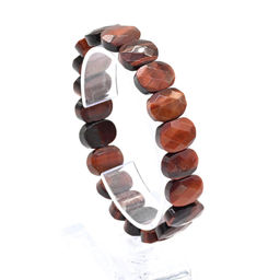 Браслет граненый 14*7мм из нефрита байкальского - Радуга камня фото 28