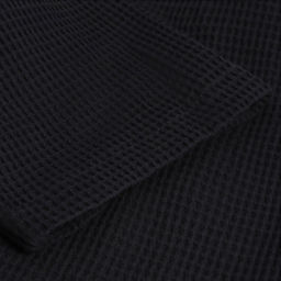 Халат вафельный женский SL HOME: Boho «Дарк Маре», размер L, хлопок 100%, чёрный