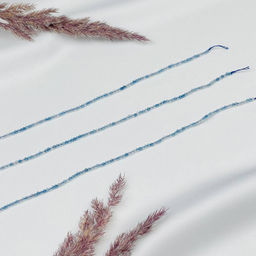 Бусины для украшений из Аквамарина (195 бусин)