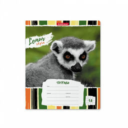 Цена за 200 шт. Тетрадь школьная ученическая ErichKrause Lemur Style, 18 листов, линейка (в плёнке по 10 шт.)  фото 7