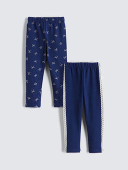 Beli Lastikli K?z ?ocuk Tayt 2li