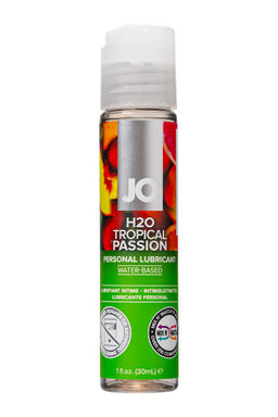 Съедобный лубрикант со вкусом тропических фруктов JO H2O Tropical passion, 30 мл