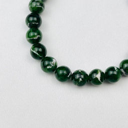 Браслет из Хромдиопсида (Россия) 17,5 см