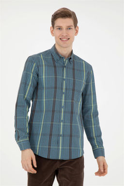 Мужская рубашка Petrol с длинным рукавом