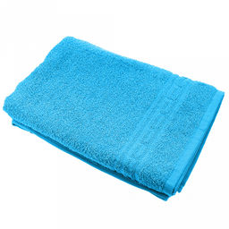 Полотенце махровое Греция 70х140см, гладкокрашенное, 350г/м2, васильковый (Россия)