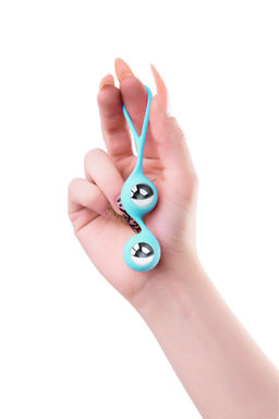 Вагинальные шарики LEROINA by TOYFA Futa, силикон, голубой, 11 см