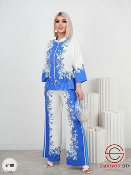 Костюм двойка (широкие штаны и кофта)