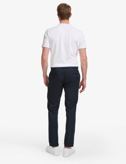 Lacivert Slim Fit Esnek Bel Klasik Jogger Pantolon