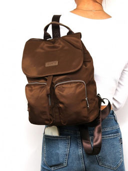 Рюкзак жен текстиль JLS-1923, 1отд, 3внеш+4внут карм, коричневый SALE 262262 - Adelia фото 5