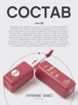 Vivienne Sabo Устойчивая жидкая матовая помада для губ с плампингом Volummatte тон 03 терракотовый фото 12