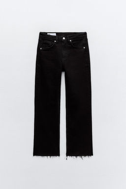 TRF CROPPED FLARE HIGH-WAIST JEANS - Zara фото 24