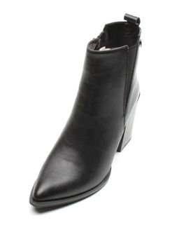 01-PCG267-1 BLACK Ботинки демисезонные женские (натуральная кожа, байка) - Фабричный китай фото 6