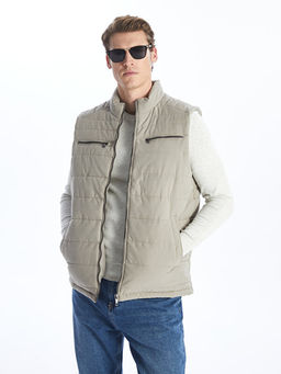 Standart Kal?p Dik Yaka Erkek Yelek