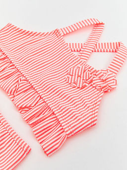 ?izgili K?z ?ocuk Bikini Tak?m