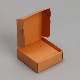 Цена за 5 шт. Коробка подарочная под бижутерию крафтовая, упаковка, «With love», 7.5 х 7.5 х 3 см