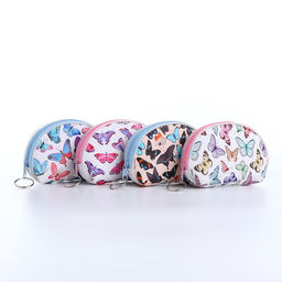 Цена за 2 шт. Кошелёк-монетница на молнии, 12×3.5×8.5 см, МИКС