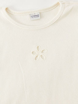 Bisiklet Yaka K?z ?ocuk Ti??rt - Waikiki фото 3