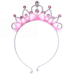 Цена за 6 шт. Корона-ободок "Фея Нежность", микс цветов