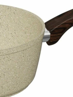 Ковш а/п литой 1,5 л с индукционным дном, d=18 см, цвет: кремовый гранит (R-102/18) /RASHEL/  фото 3