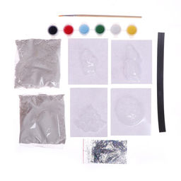 Магниты из гипса на новый год своими руками Праздничное настроение, набор для творчества