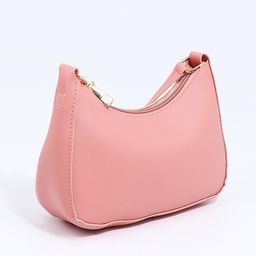 Сумка-багет на молнии, цвет розовый - Simaland фото 3